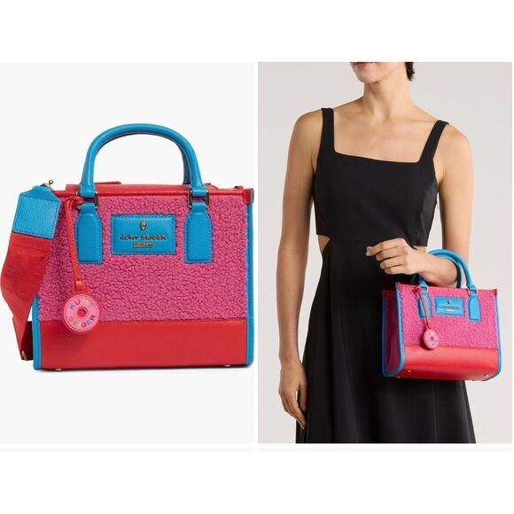 NWT'S Kurt Geiger London Small Chiswick Tote Bag Crossbody In Pink - Picture 1 of 7